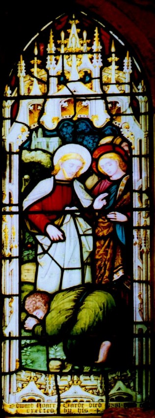 Chancel S (W) window in St Mary, Shenley Church End (MK) 