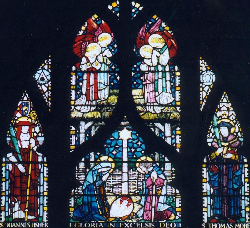East window in St Teresa (RC), Beaconsfield, New 