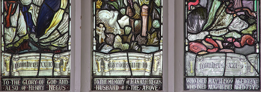 Nave N(E) window in All Saints, Loughton (MK) 